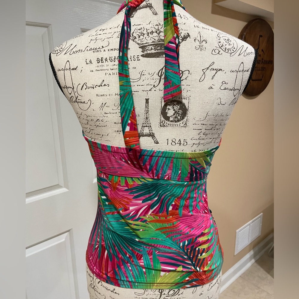 2Bamboo Tropical Tankini I’m gorgeous colors Medium - Picture 7 of 9